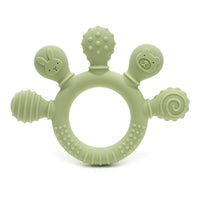 Erduo Silicone Baby Teether Anxiety Teething Toys 0 12 Months Chew Beads Sensory Gum Relief Soother