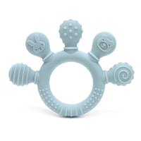 Erduo Silicone Baby Teether Anxiety Teething Toys 0 12 Months Chew Beads Sensory Gum Relief Soother