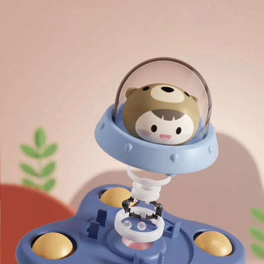 3Pcs/Set Baby Toys Suction Cup Spinner Toys for Toddlers Hand Fidget Sensory Toys Stress Relief Educational Rotating Rattles