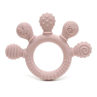 Erduo Silicone Baby Teether Anxiety Teething Toys 0 12 Months Chew Beads Sensory Gum Relief Soother