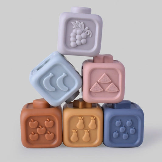 Baby Stapelspeelgoed Set – Zacht & BPA-vrij