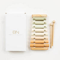 Neutraalgekleurde educatieve xylofoon voor kinderen