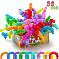 36-delige Pop Tubes – Fidget & Sensorisch Speelgoed