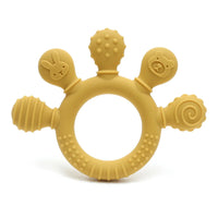 Erduo Silicone Baby Teether Anxiety Teething Toys 0 12 Months Chew Beads Sensory Gum Relief Soother