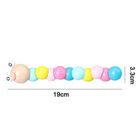Rainbow Stacker Wooden Ring Educational Toy Kids Tower Stack up Blocks Color Shape Game Baby Montessori Toys for Children Gifts