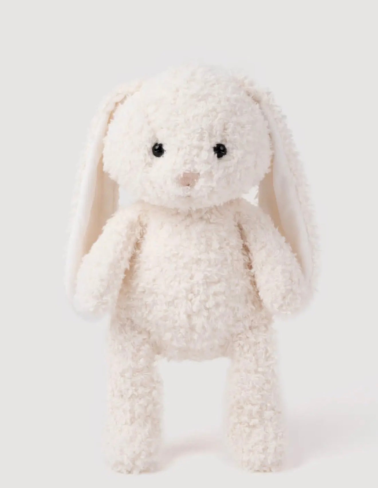 Vooraanzicht van de Retro Pals Konijn knuffel, staand