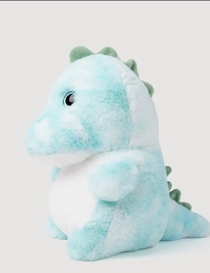 Zijaanzicht van de Sumo Dino knuffel