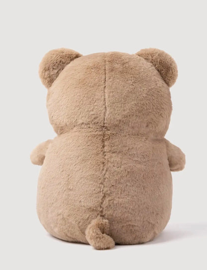 Achteraanzicht van de Sumo Teddy knuffel